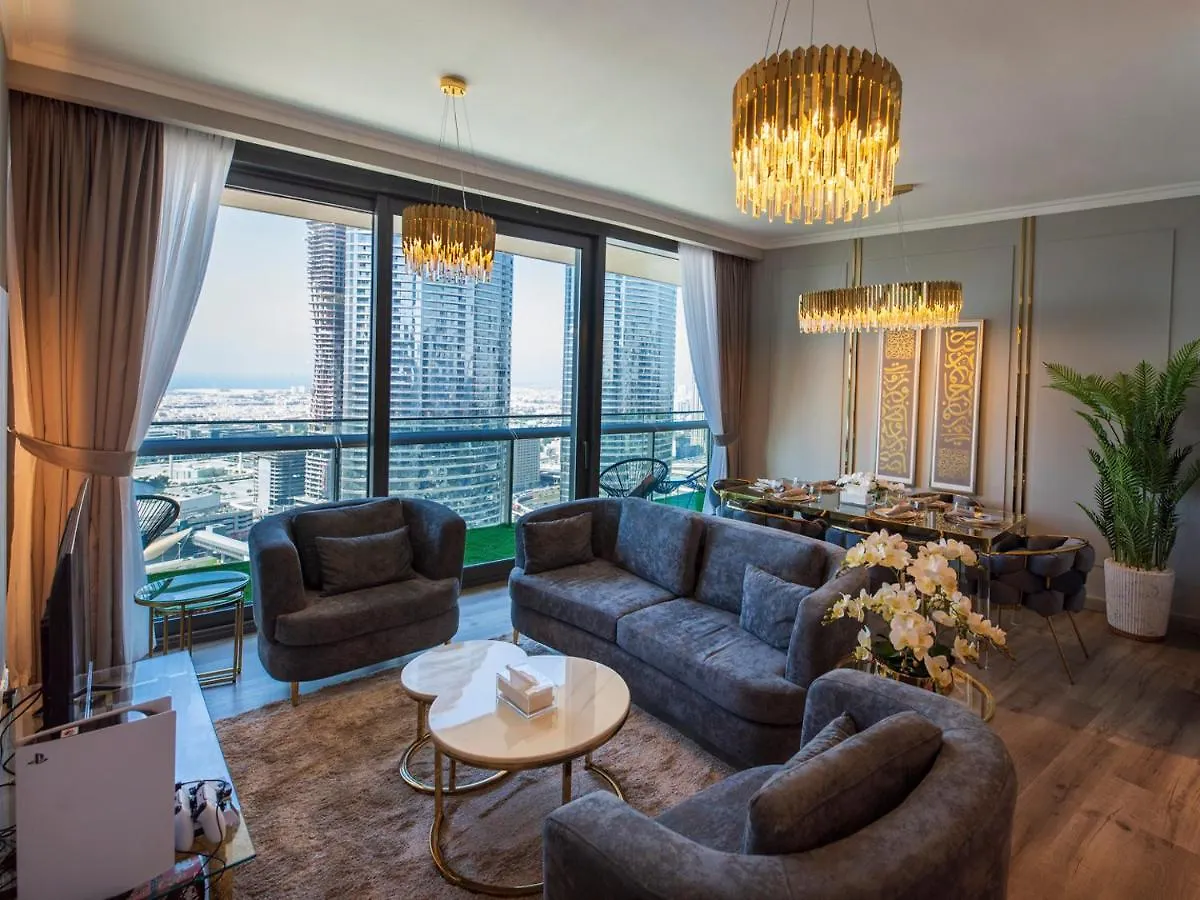 Apartment First Class 2Br With Full Dubai Skyline & Sea View